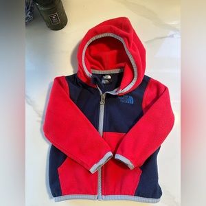Boys North Face Fleece with hoodie
